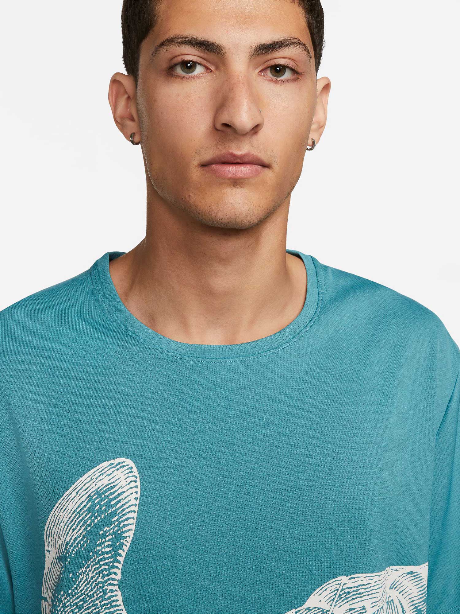NIKE Тениска M NK DF UV RUN DVN MILER SS GX