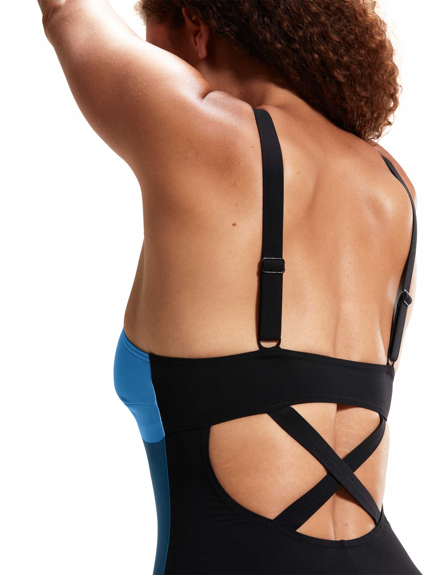 SPEEDO Цял бански WOMENS SHAPING ENLACE PRINTED
