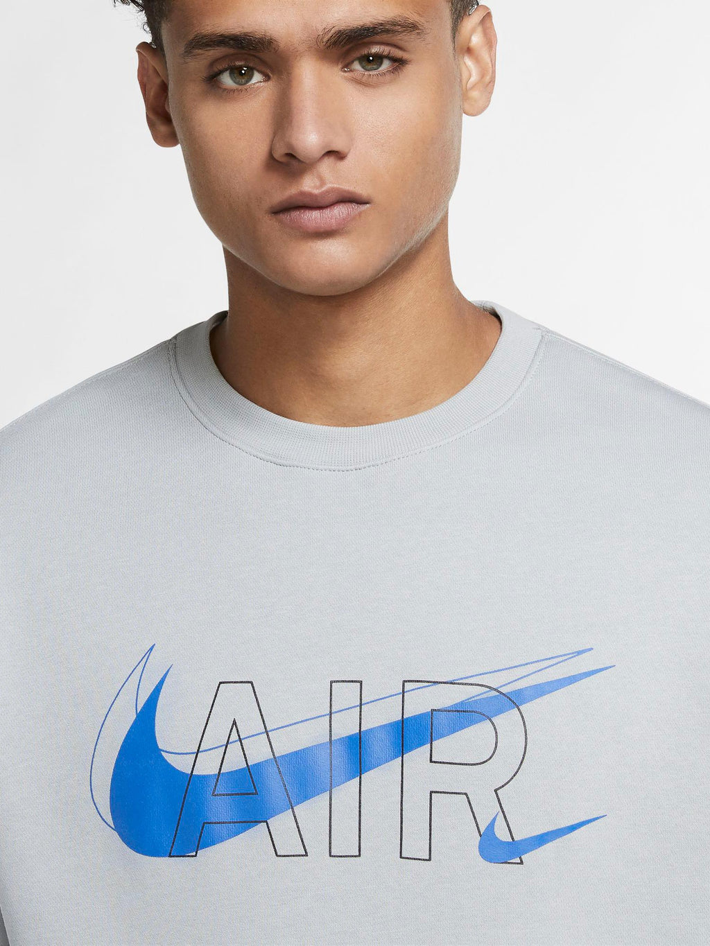 NIKE Блуза M CREW PRNT PACK BB