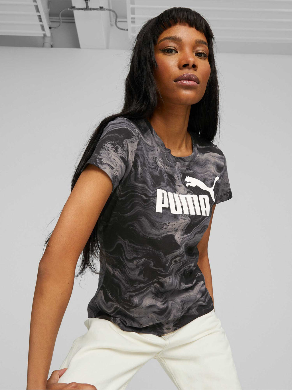 PUMA Тениска ESS+ MARBLEIZED
