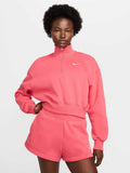NIKE Блуза W NSW PHNX FLC QZ CROP