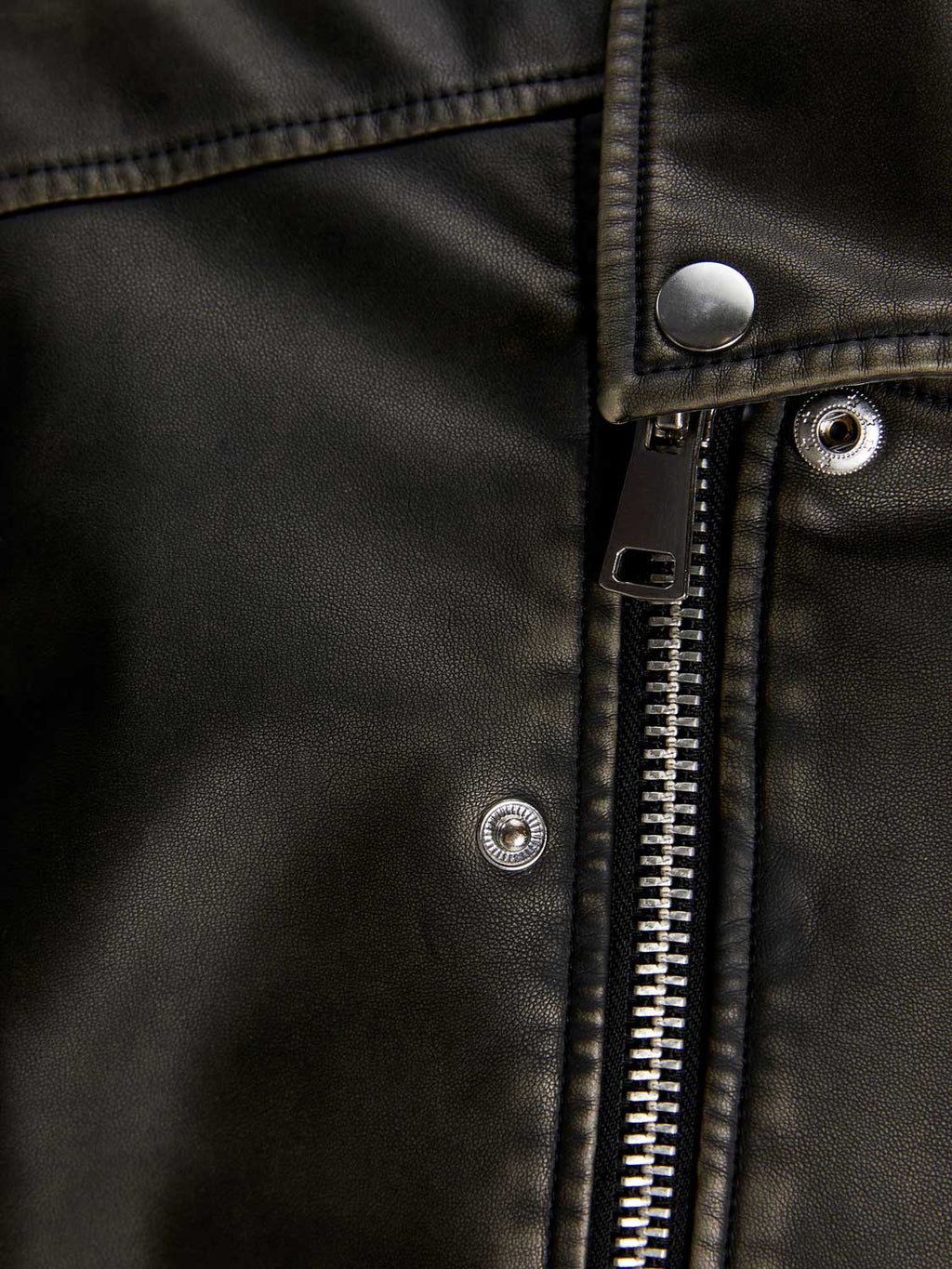 JACK & JONES Кожено яке JOREATON BIKER JACKET
