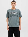 JACK & JONES Тениска JJELOGO TEE SS O-NECK 2 COL AW25 SN