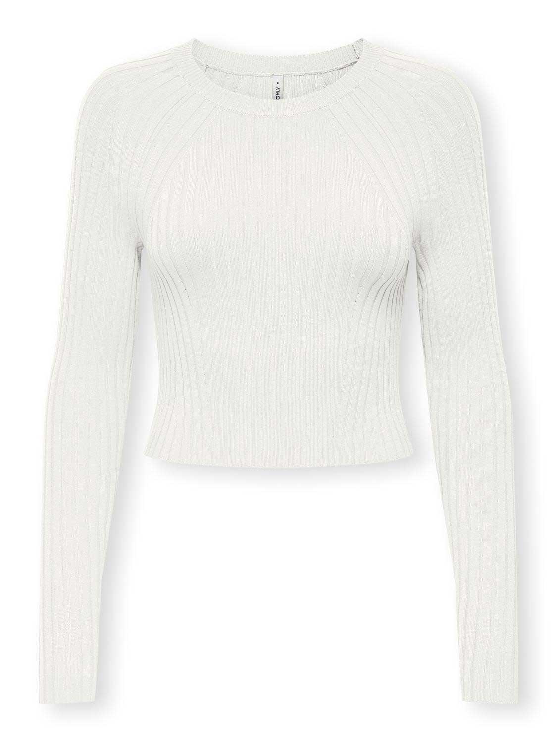 ONLY Пуловер ONLMEDDI LS RIB CROP O-NECK CC KNT