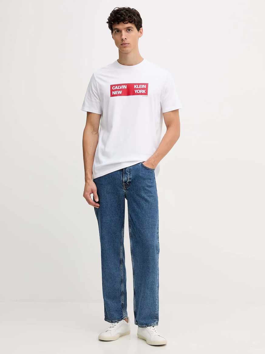 Calvin Klein Jeans Тениска SS 30S EU CKNY BOX GRAPHIC TEE