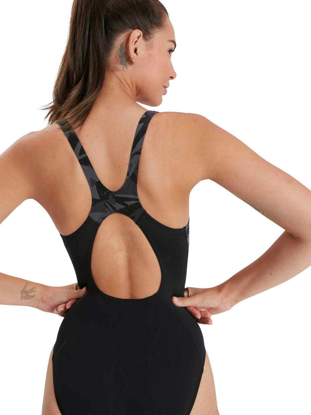 SPEEDO Цял бански WOMENS HYPERBOOM SPLICE MUSCLEBACK