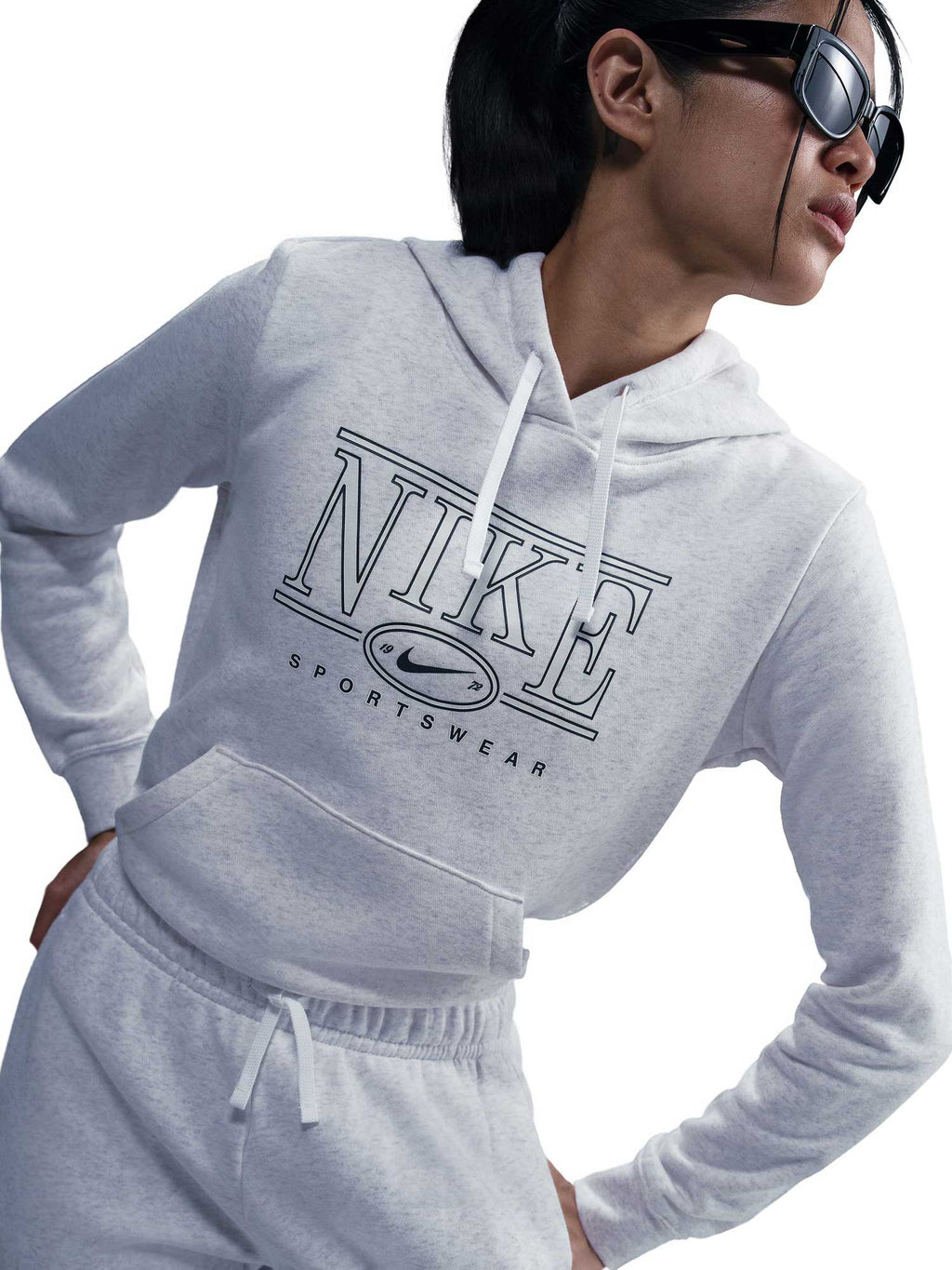 NIKE Суитшърт W NSW CLUB FLC STD GX HDY