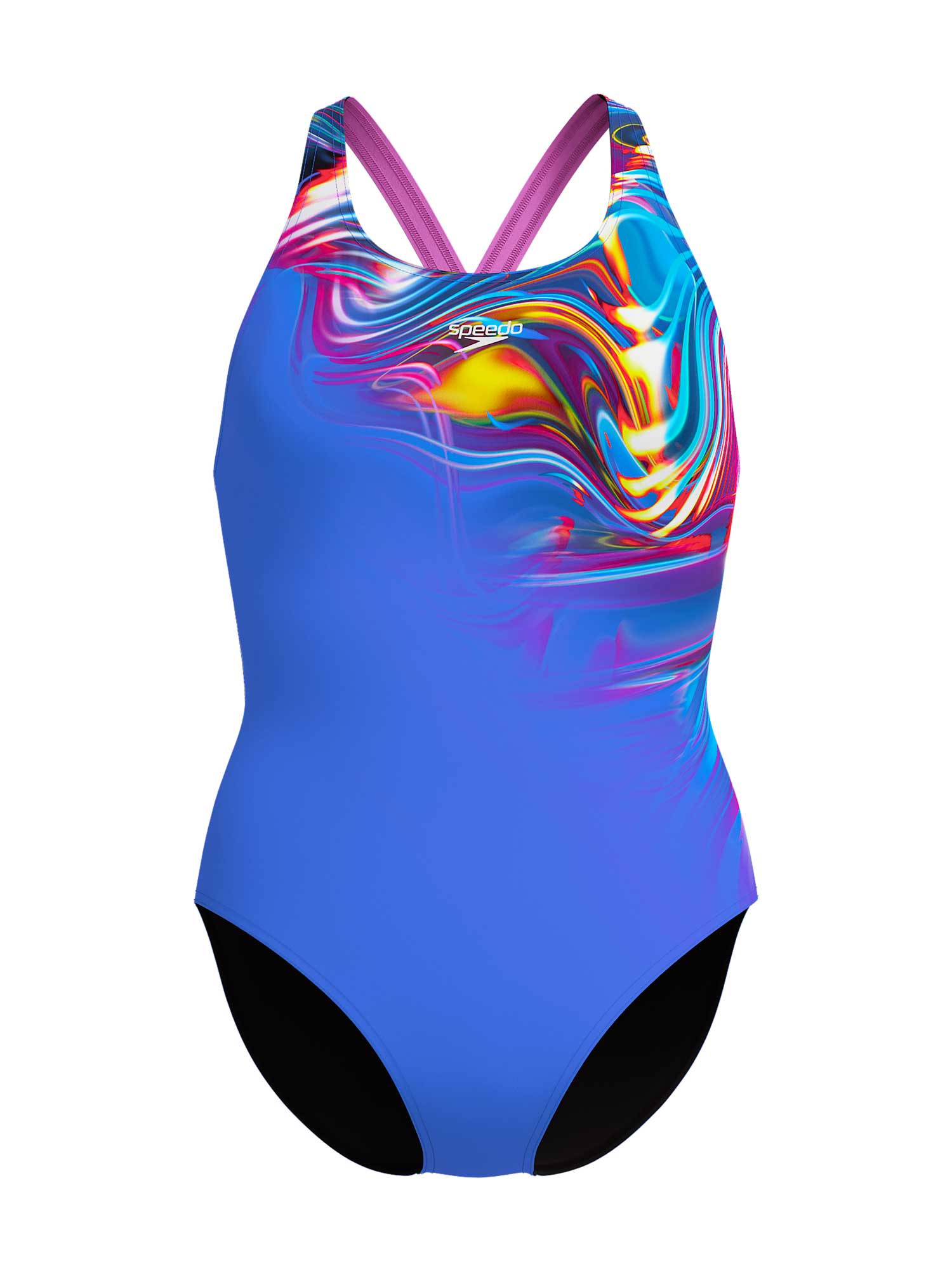 SPEEDO Цял бански WOMENS PLACEMENT POWERBACK