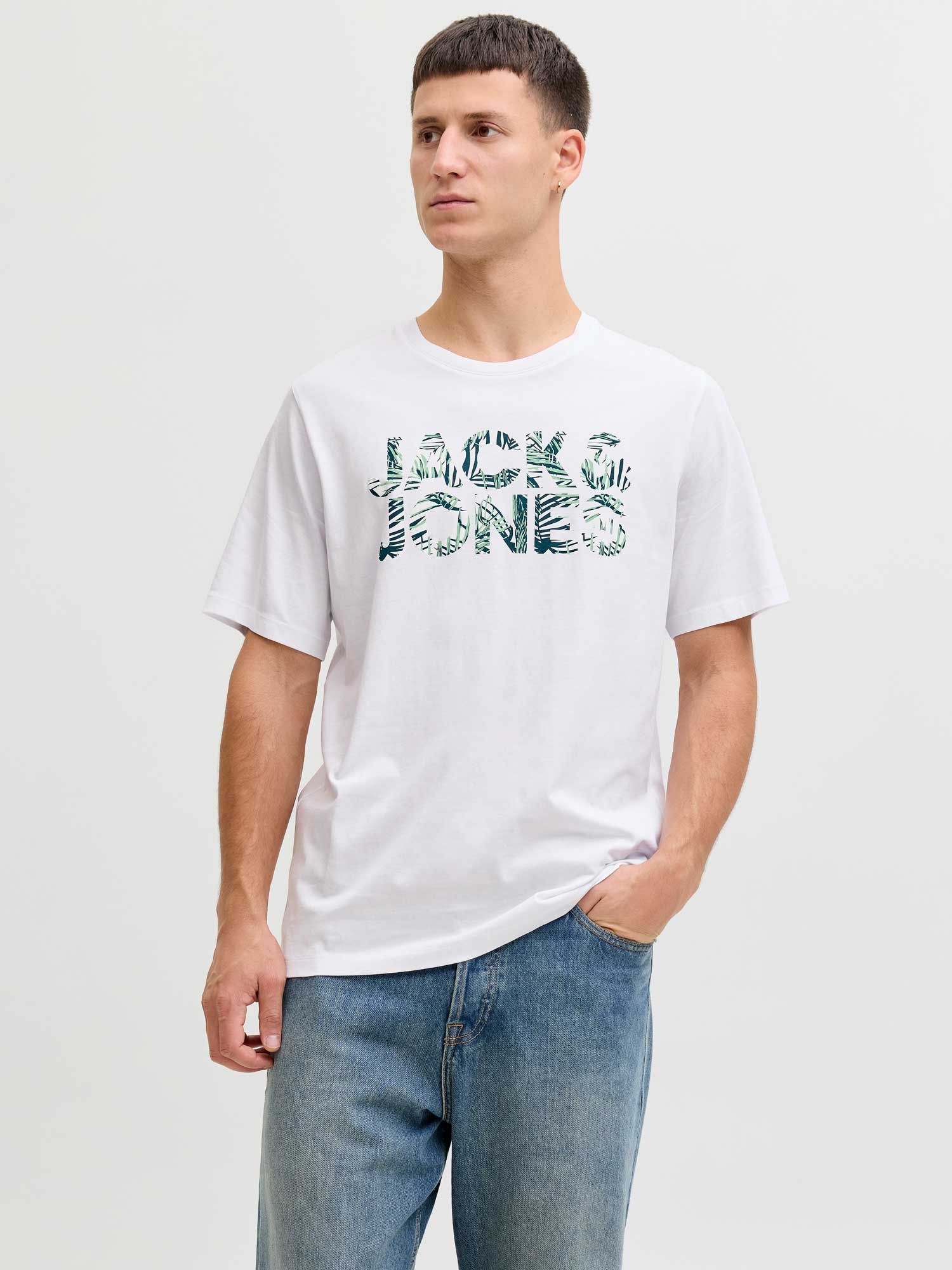 JACK & JONES Тениска JJEJEFF LOGO TEE SS SN