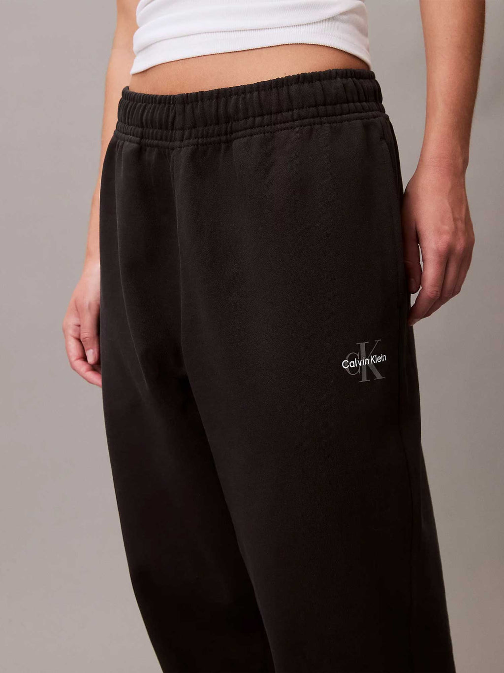 Calvin Klein Jeans Спортно долнище MONOLOGO FRENCH TERRY JOGGER