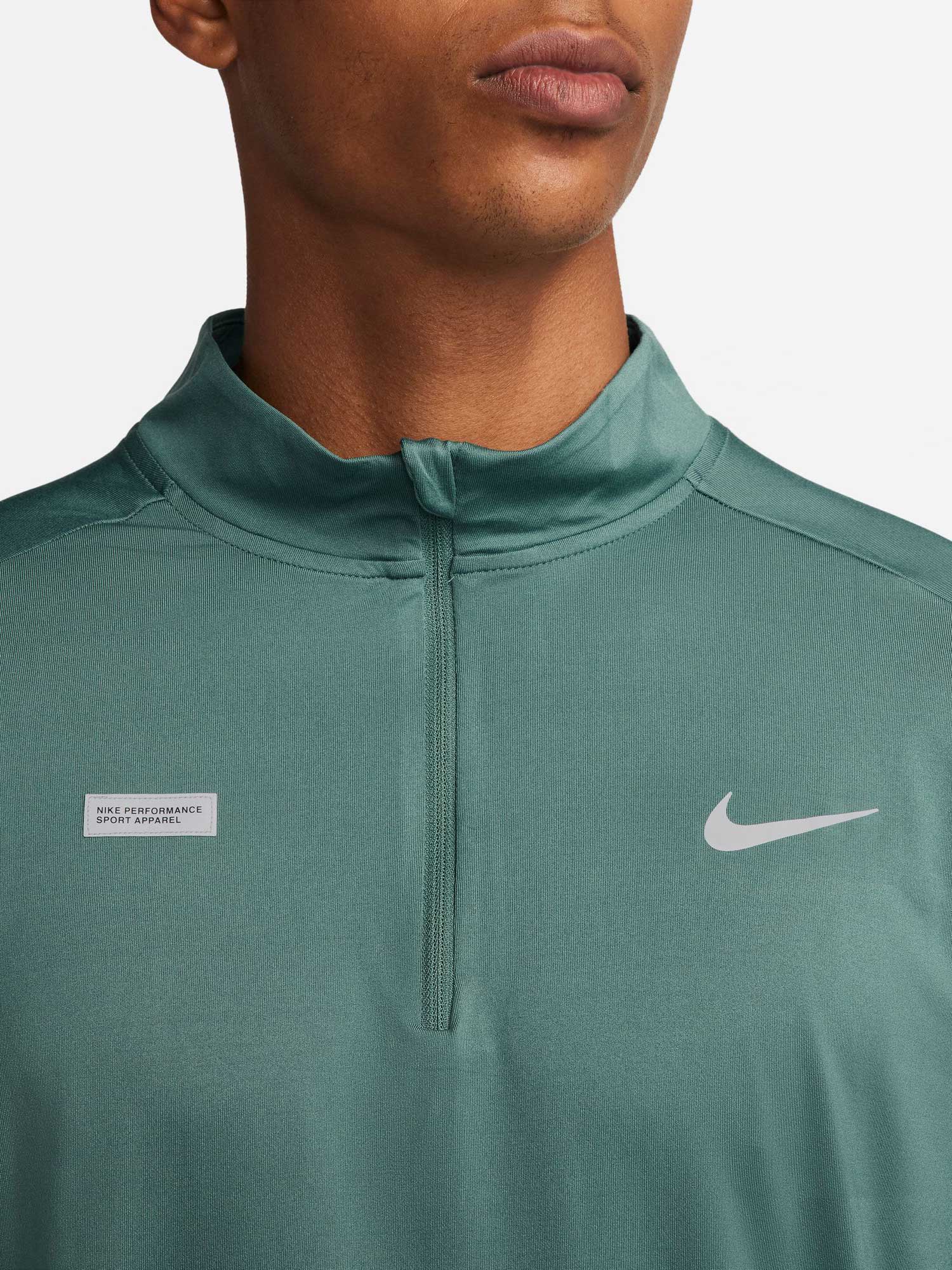 NIKE Блуза M NK DF ELMNT TOP HZ FLASH HBR