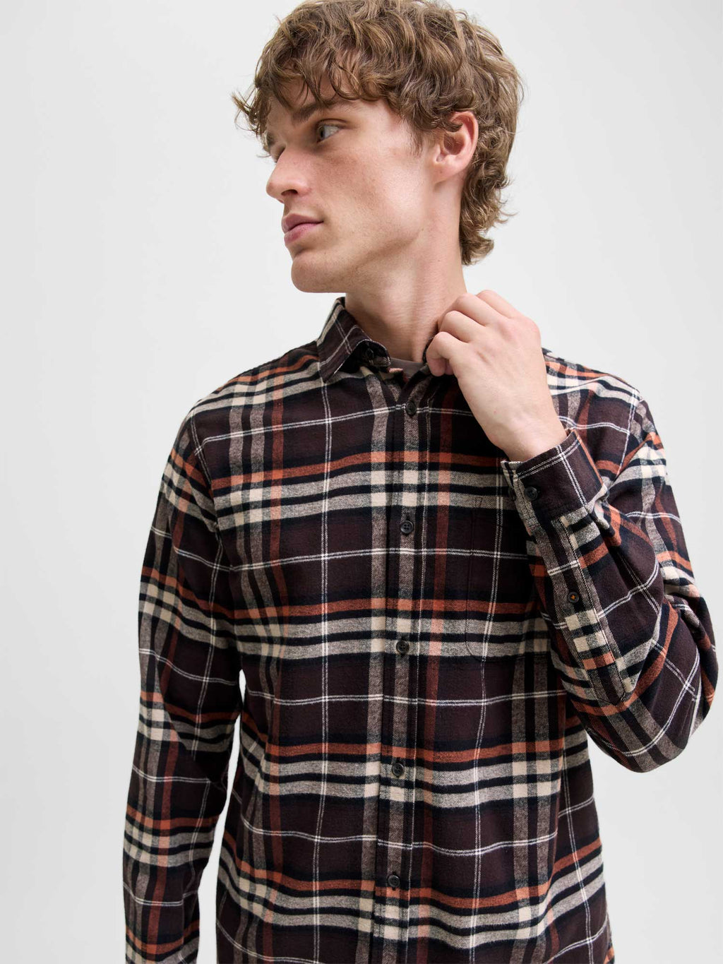 JACK & JONES Риза JJJAMES FLANNEL SHIRT LS