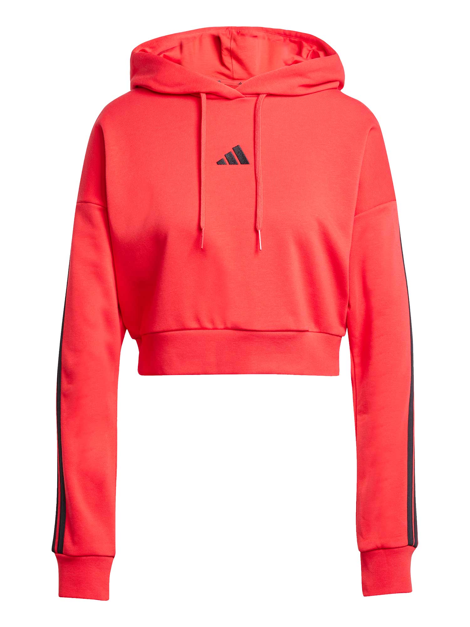 ADIDAS SPORTSWEAR Суитшърт Essentials 3-Stripes French Terry Crop