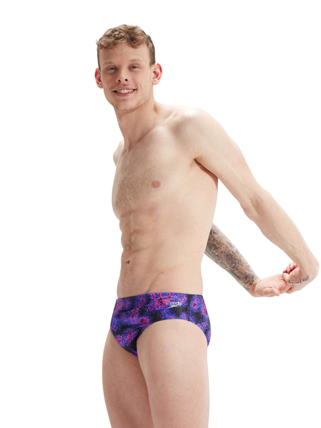 SPEEDO Бански MENS 8CM ALLOVER DIGITAL BRIEF