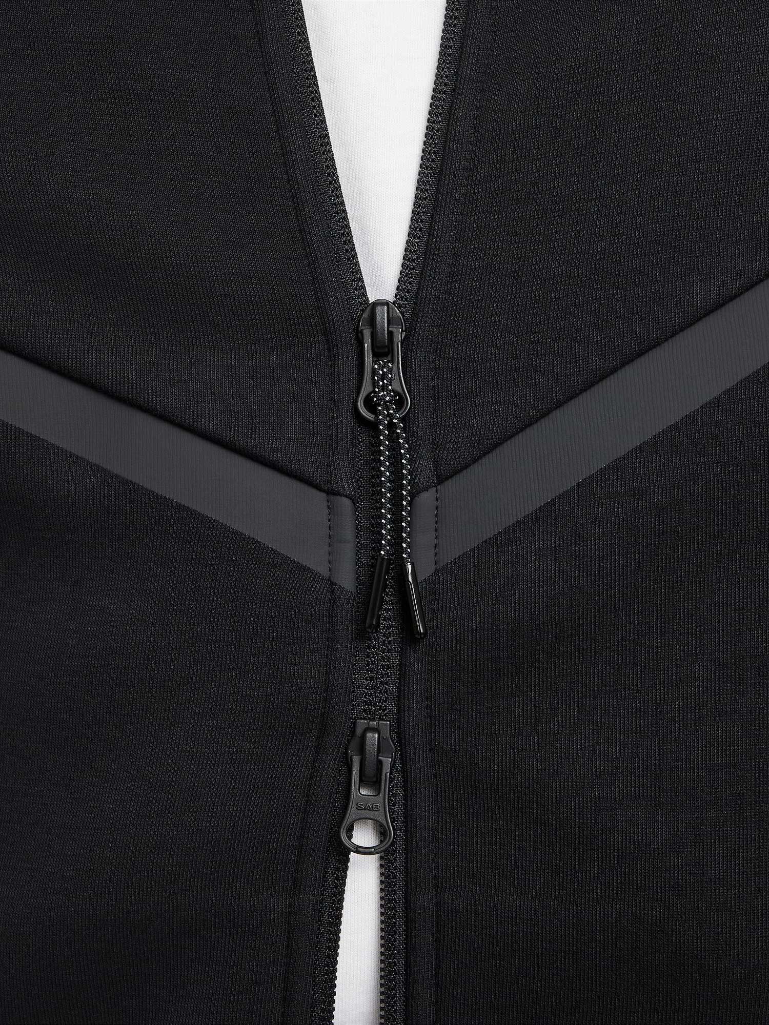 NIKE Суитшърт M NK TCH FLC FZ WR HOODIE