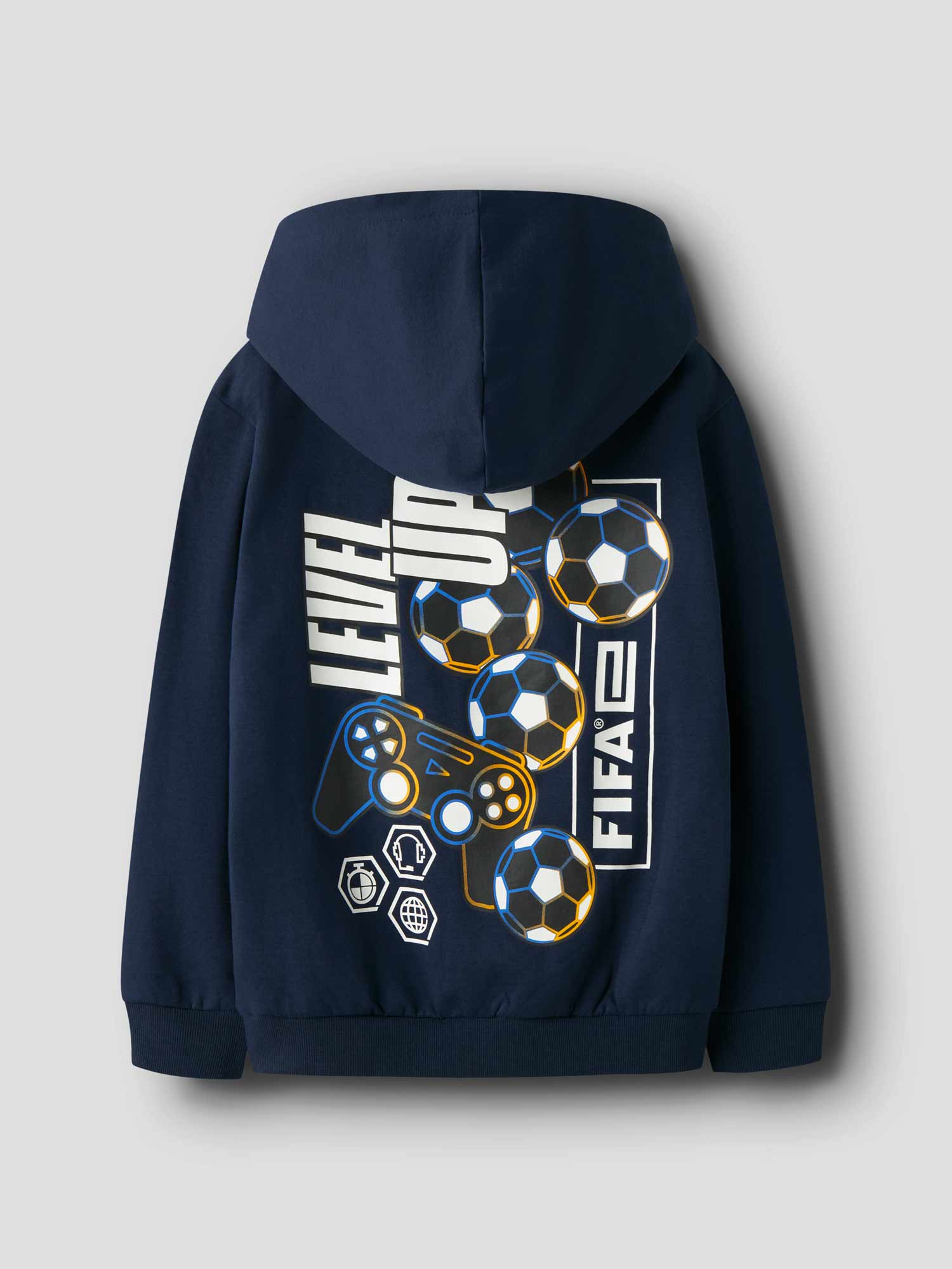 NAME IT Суитшърт NKMONILES FIFAE NREG SWEAT WH BRU VDE