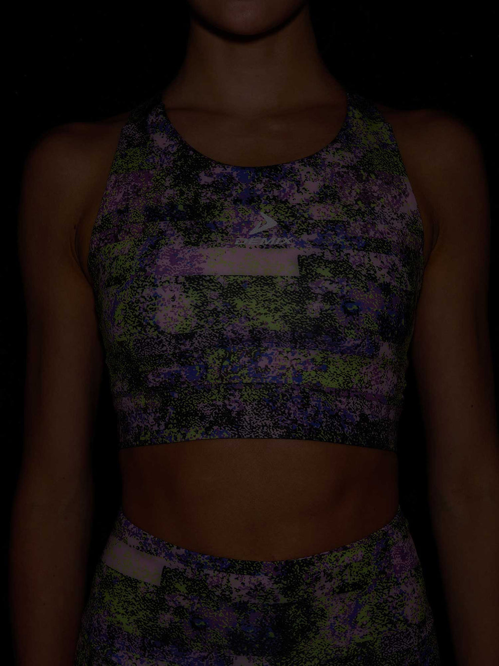 DEMIX Спортен сутиен W D Running Trail AOP Bra