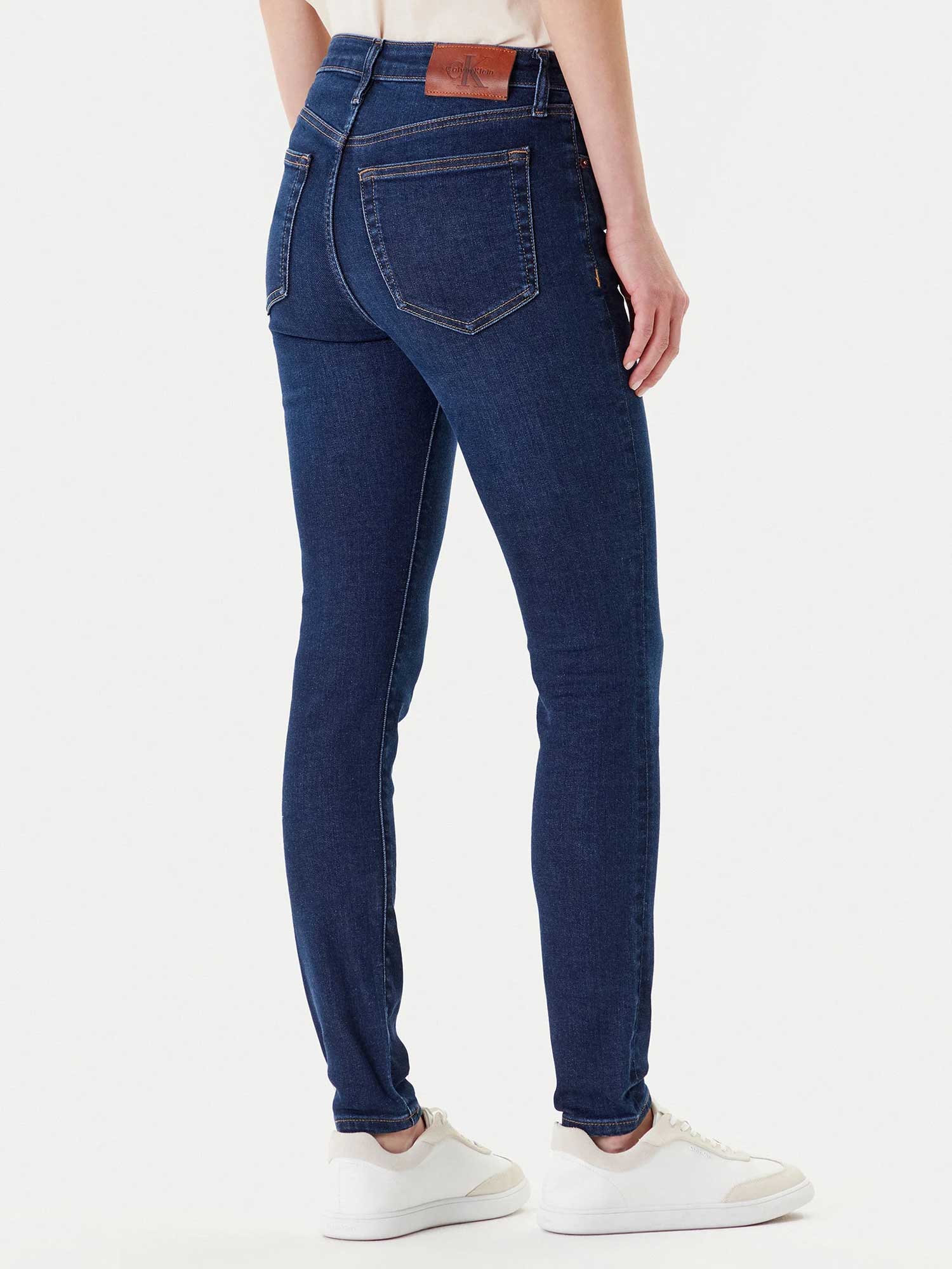 Calvin Klein Jeans Дънки MID RISE SKINNY BLUE ORBIT