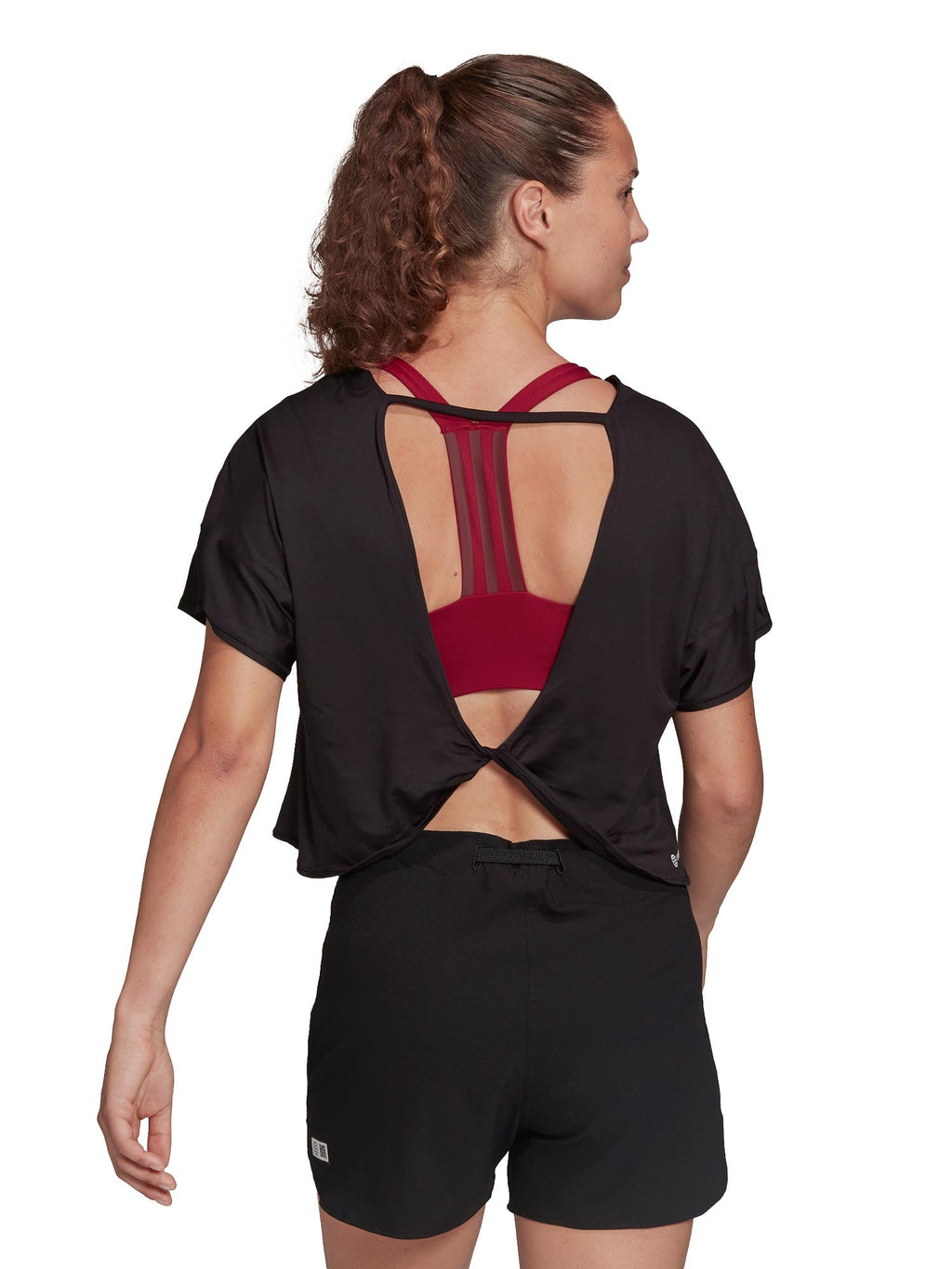 ADIDAS PERFORMANCE Тениска STUDIO BACKLESS