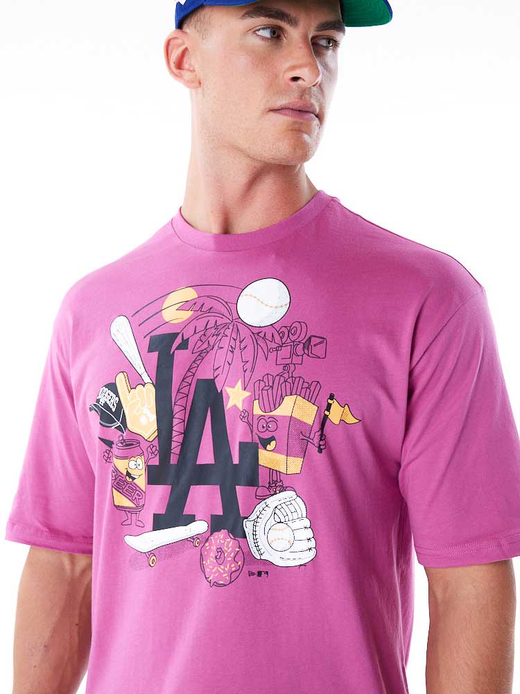 NEW ERA Тениска MLB FOOD GRPHC OS TEE LOSDOD