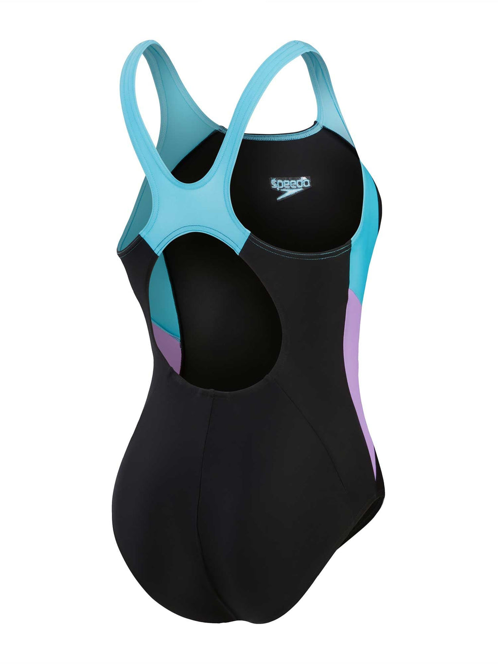 SPEEDO Цял бански WOMENS COLOURBLOCK SPLICE MUSCLEBACK