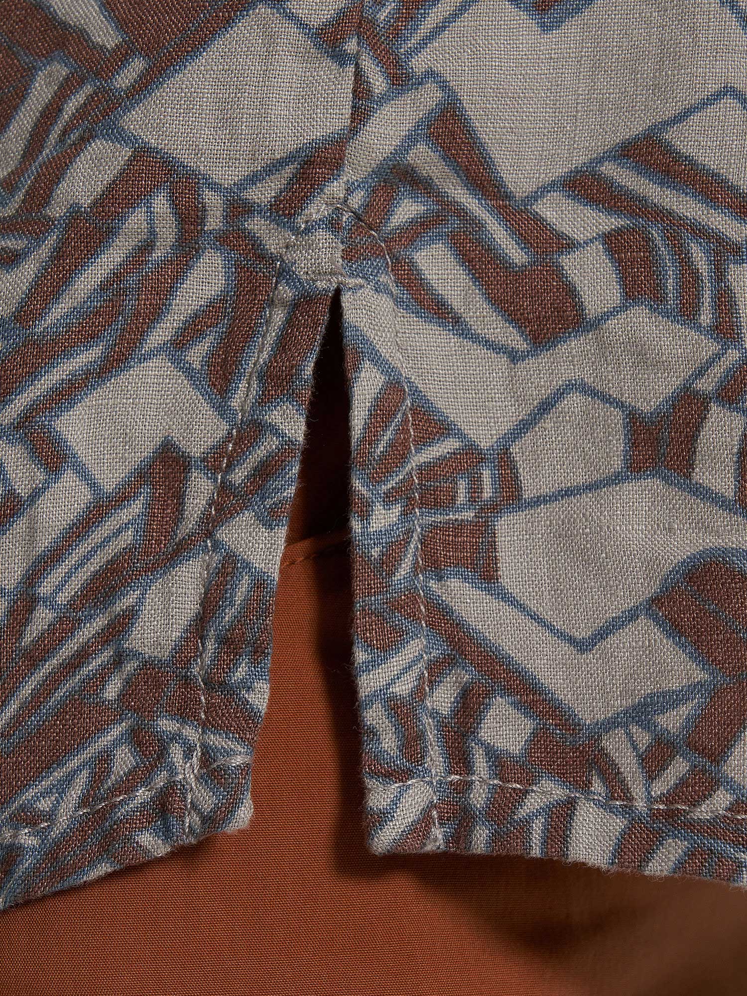 CORDILLERO Риза Travel Male SS Shirt AOP linen
