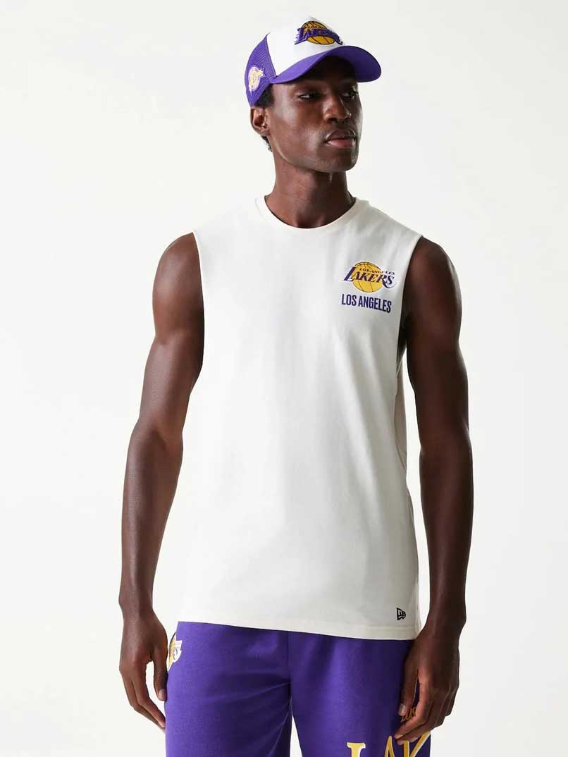 NEW ERA Тениска NBA GRPHC SLVLSS TEE LOSLAK