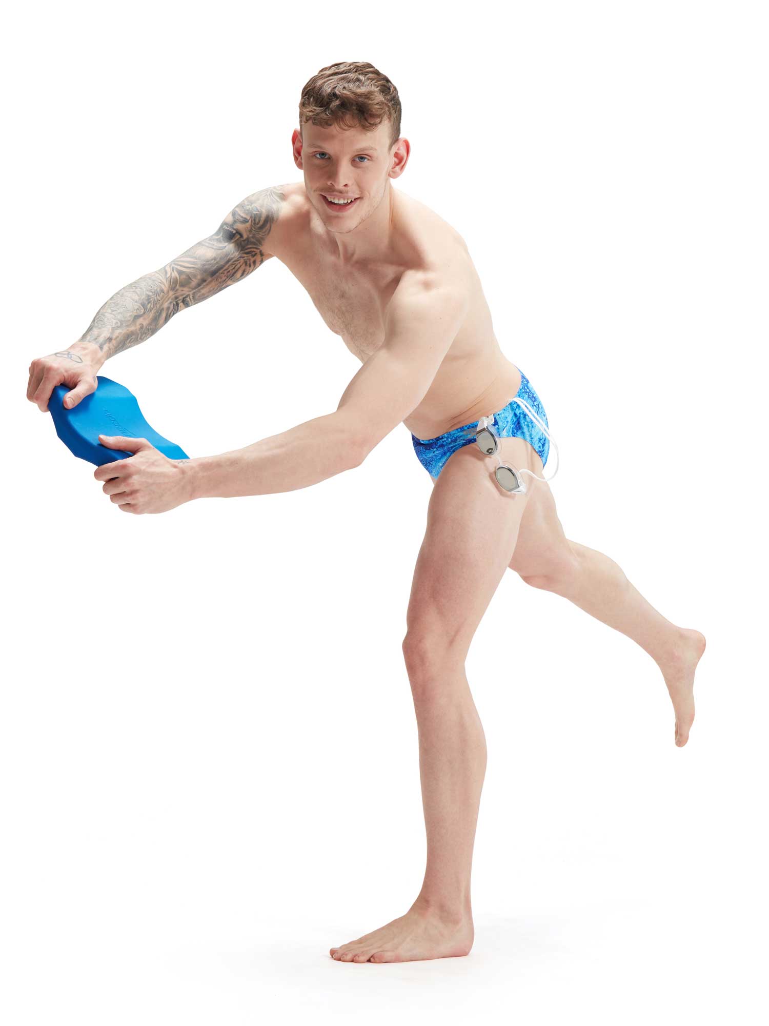SPEEDO Бански ALLOVER 7CM DIGITAL BRIEF