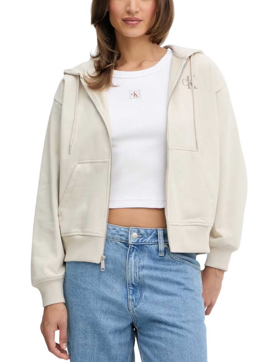 Calvin Klein Jeans Суитшърт MONOLOGO FRENCH TERRY FZ BF HO
