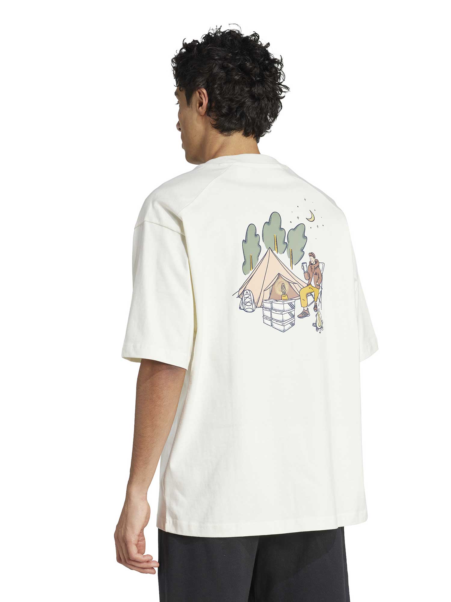 ADIDAS SPORTSWEAR Тениска Codes Doodle Camp Graphic T-Shirt