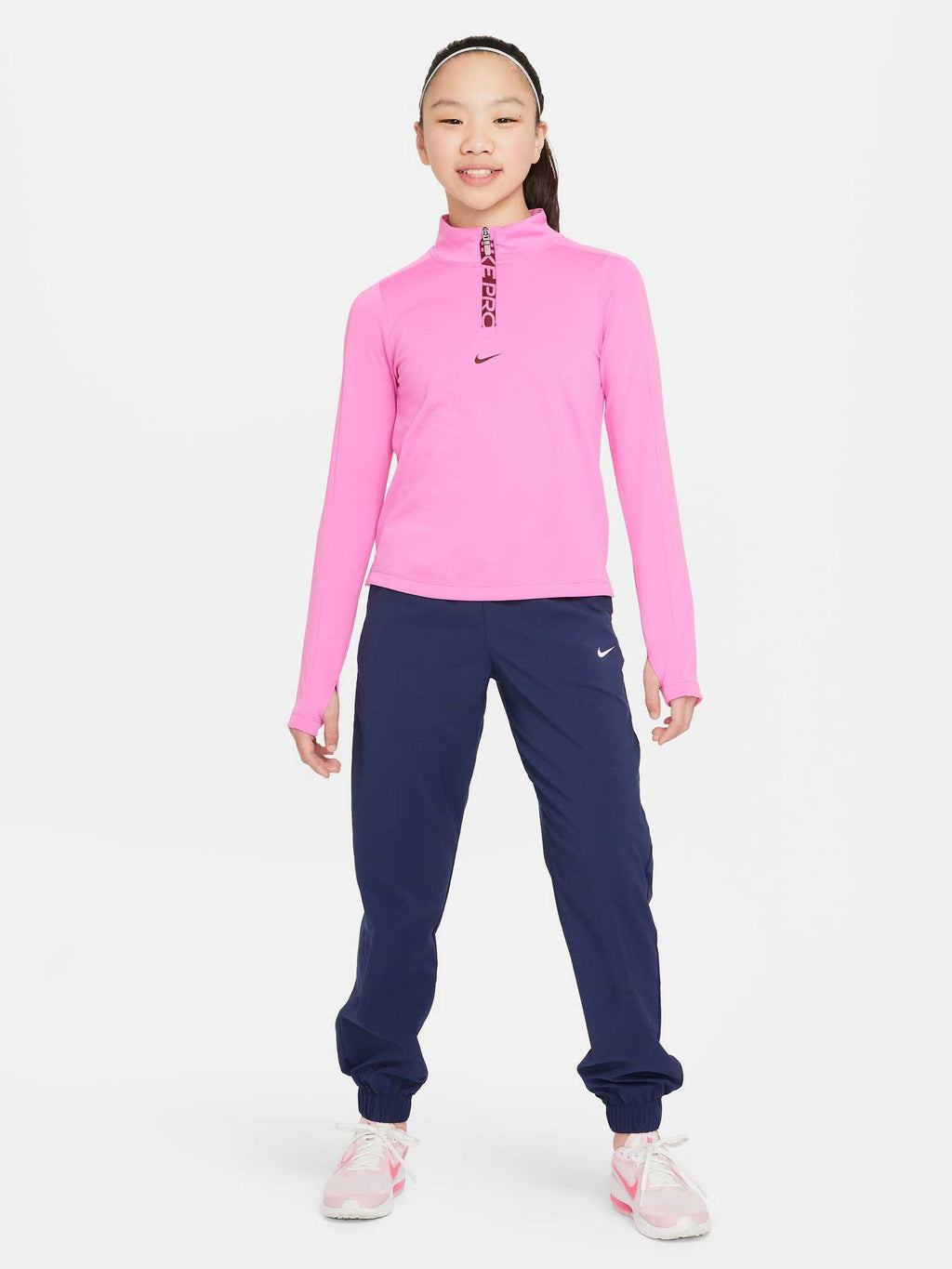 NIKE Блуза G NK DF LS HZ SE+
