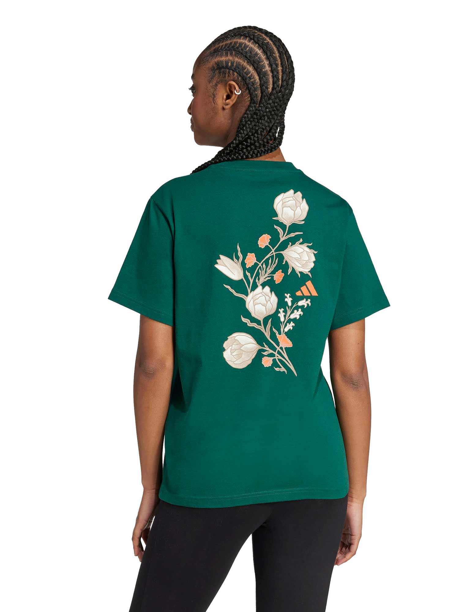 ADIDAS SPORTSWEAR Тениска Tiro Floral Graphic T-Shirt