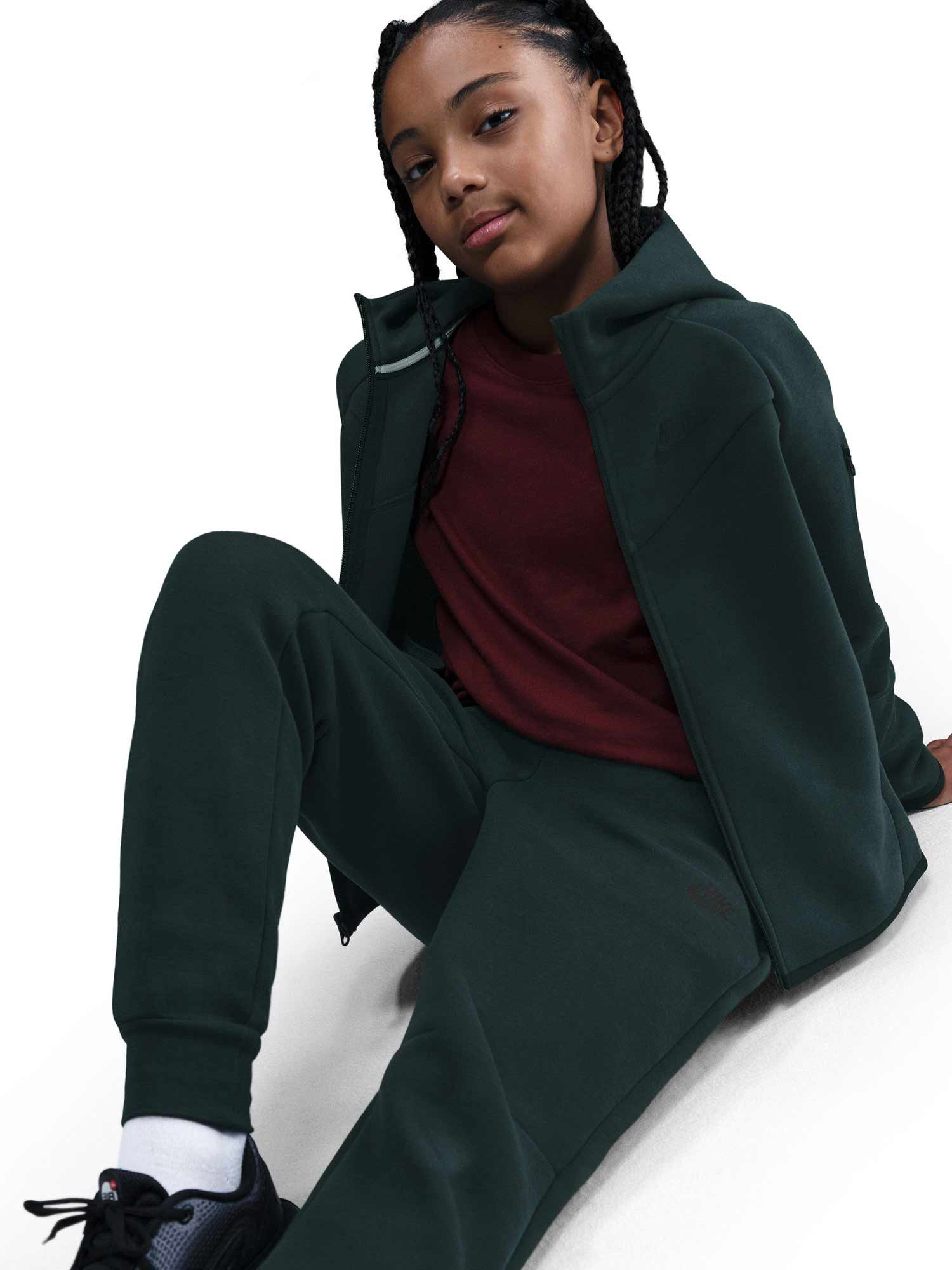 NIKE Спортно долнище G NSW TCH FLC JGGR - PD