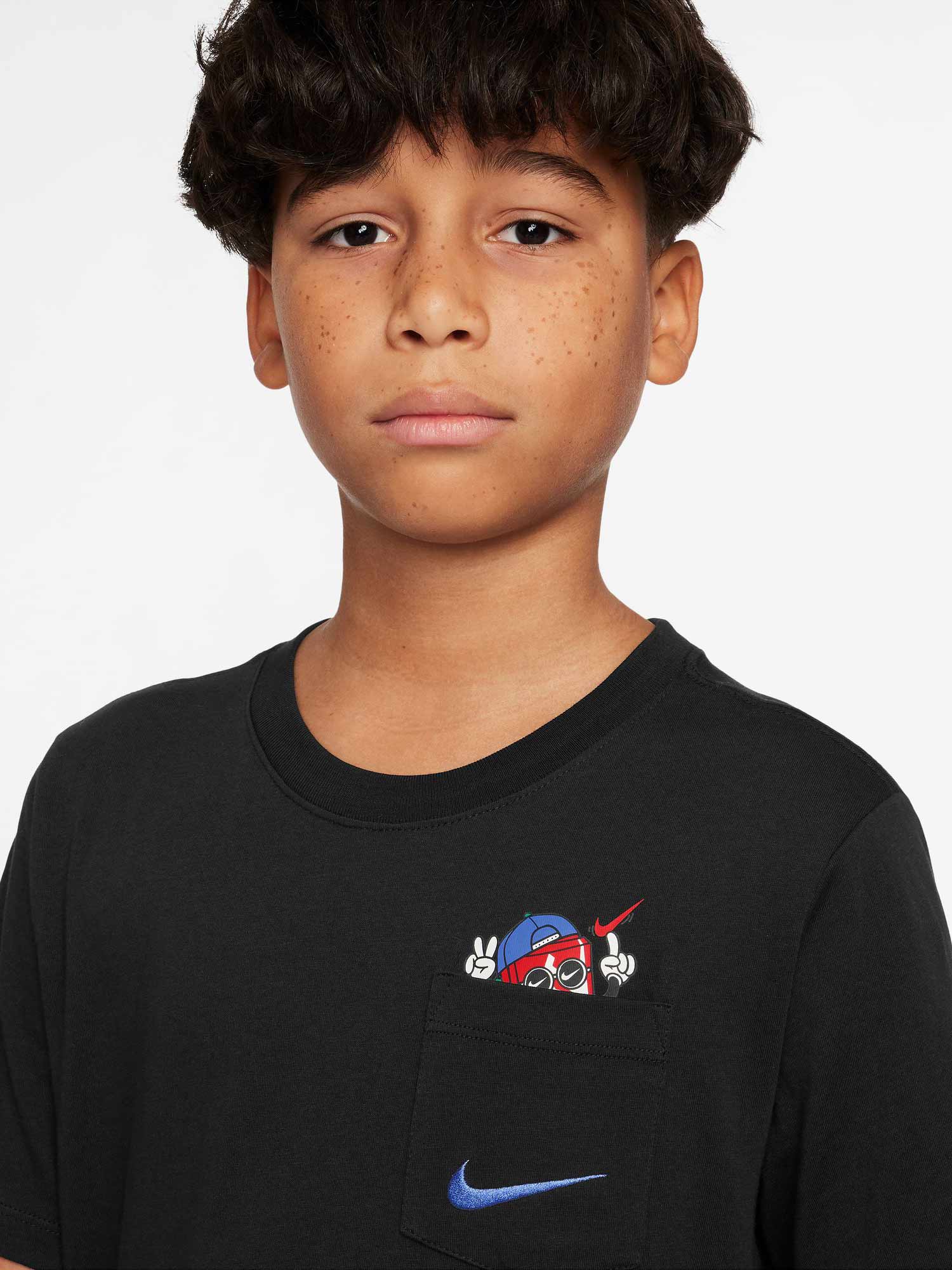 NIKE Тениска K NSW TEE BOXY PKT