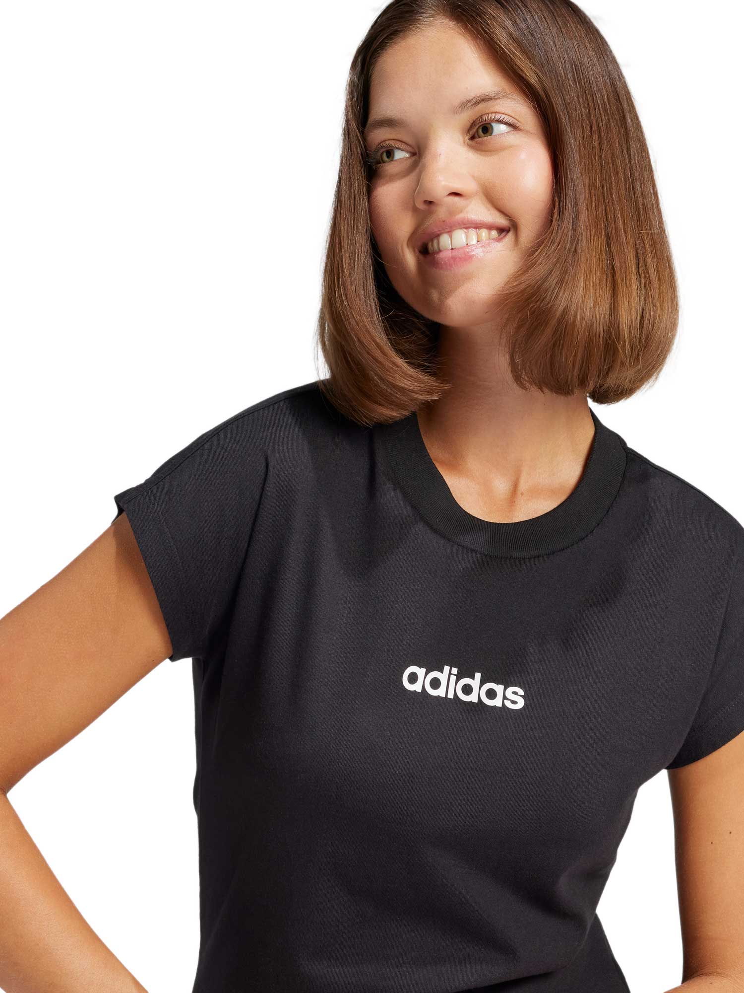 ADIDAS SPORTSWEAR Тениска Essentials Linear Cotton T-Shirt