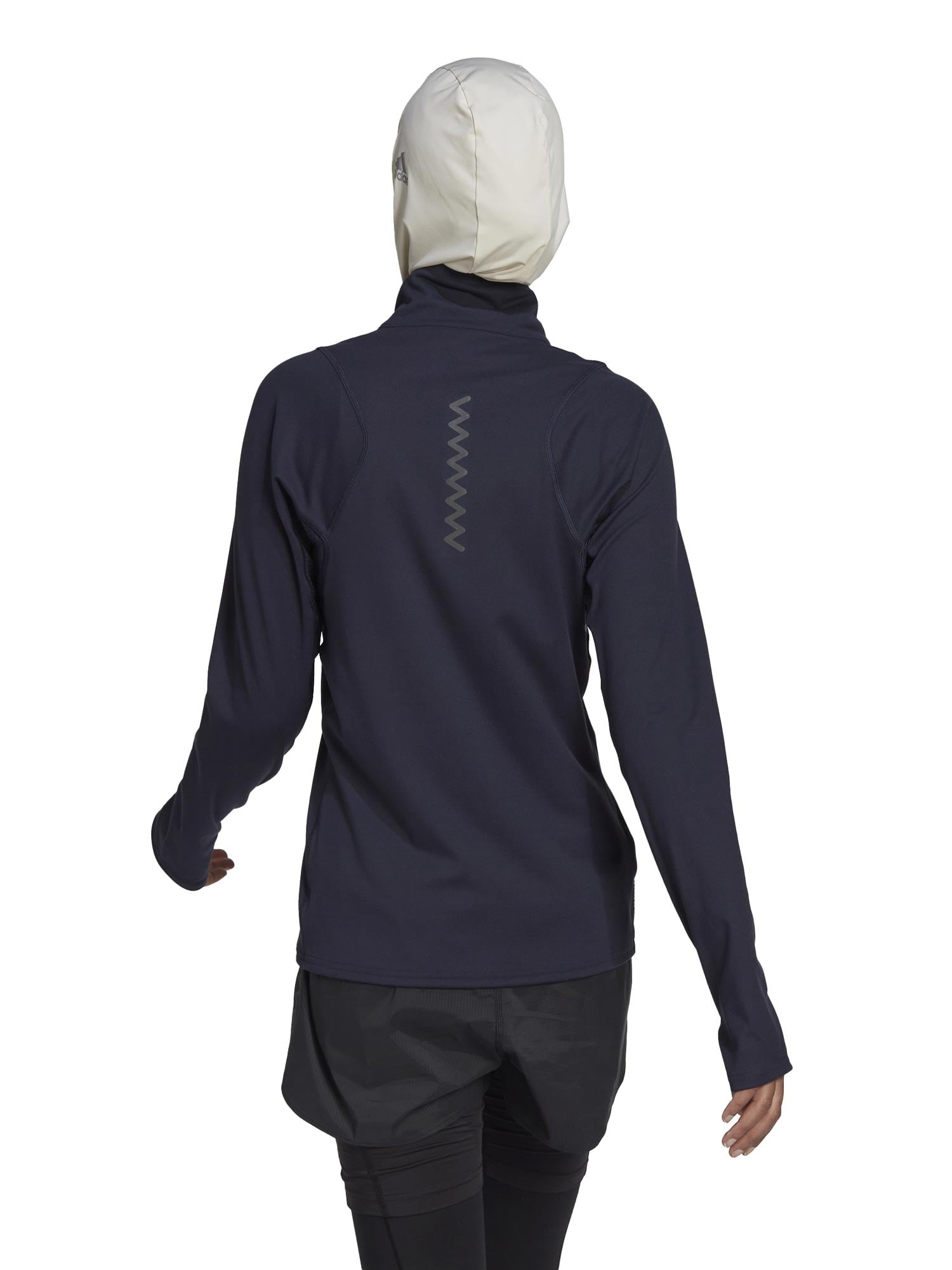 ADIDAS PERFORMANCE Блуза Run Fast Half-Zip Long Sleeve
