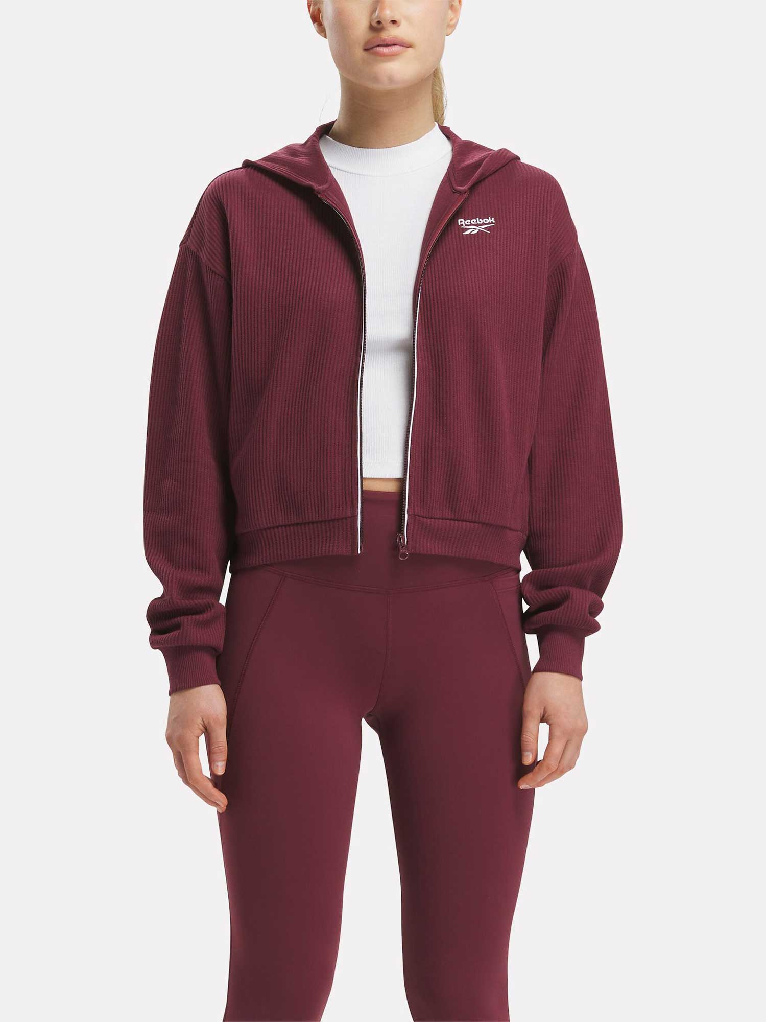 REEBOK Суитшърт RIE Waffle Fullzip