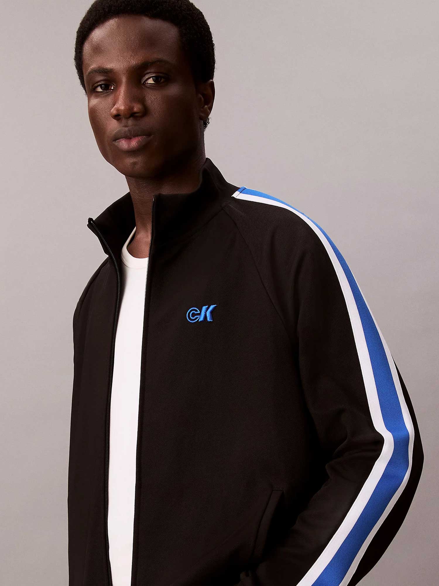 Calvin Klein Jeans Спортно горнище STRETCH TWILL TRACK JACKET