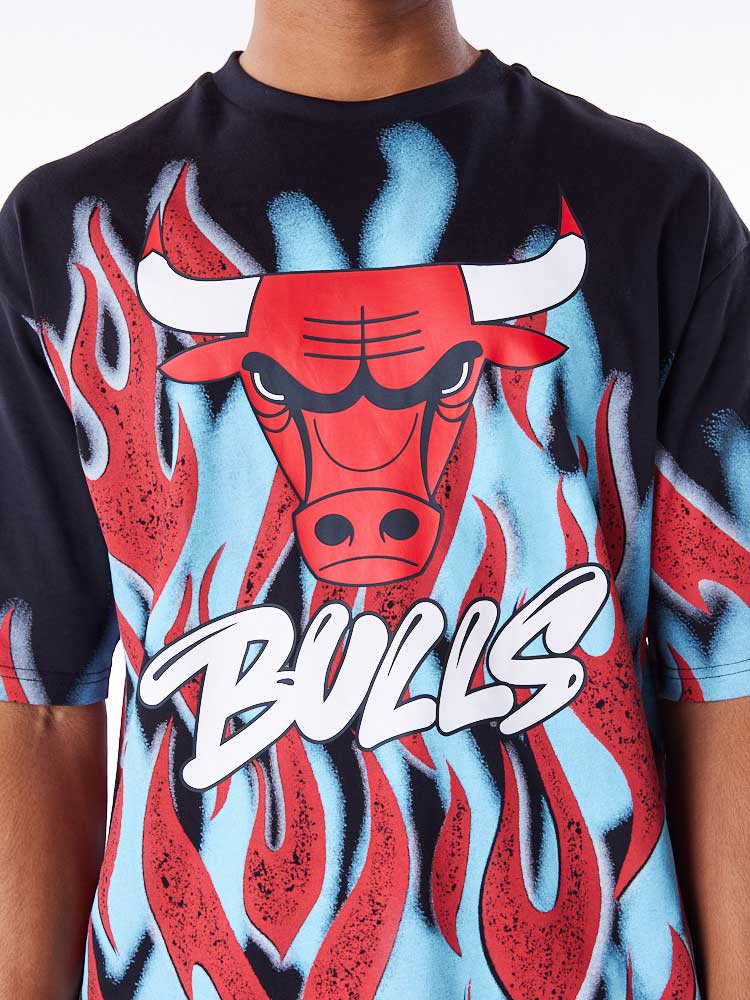 NEW ERA Тениска NBA FLAME OS TEE CHIBUL