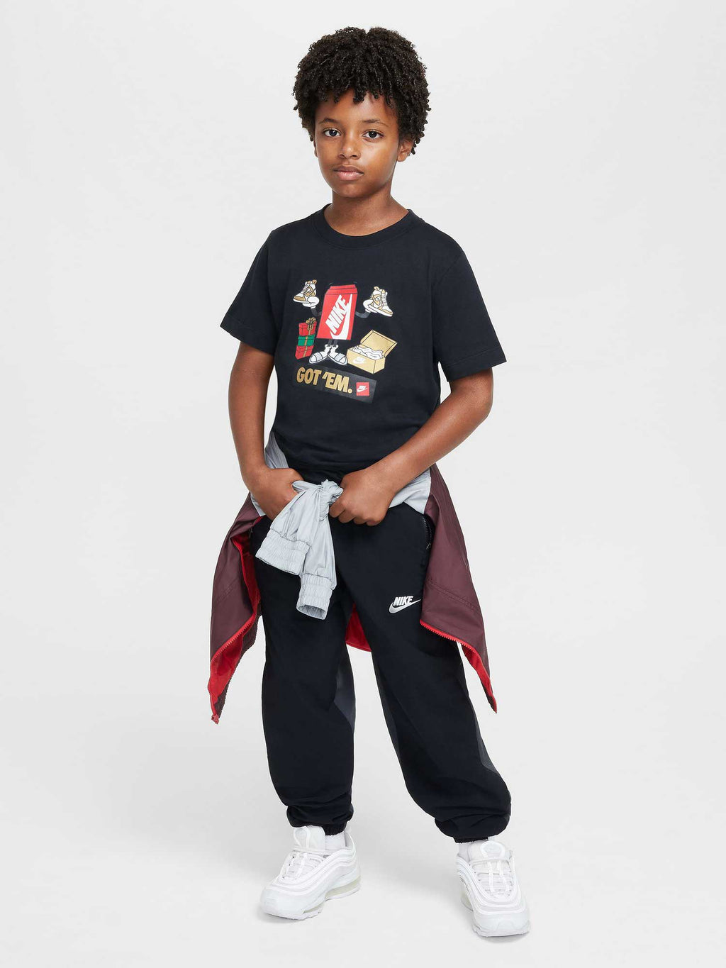 NIKE Тениска K NSW TEE BOXY GOT EM