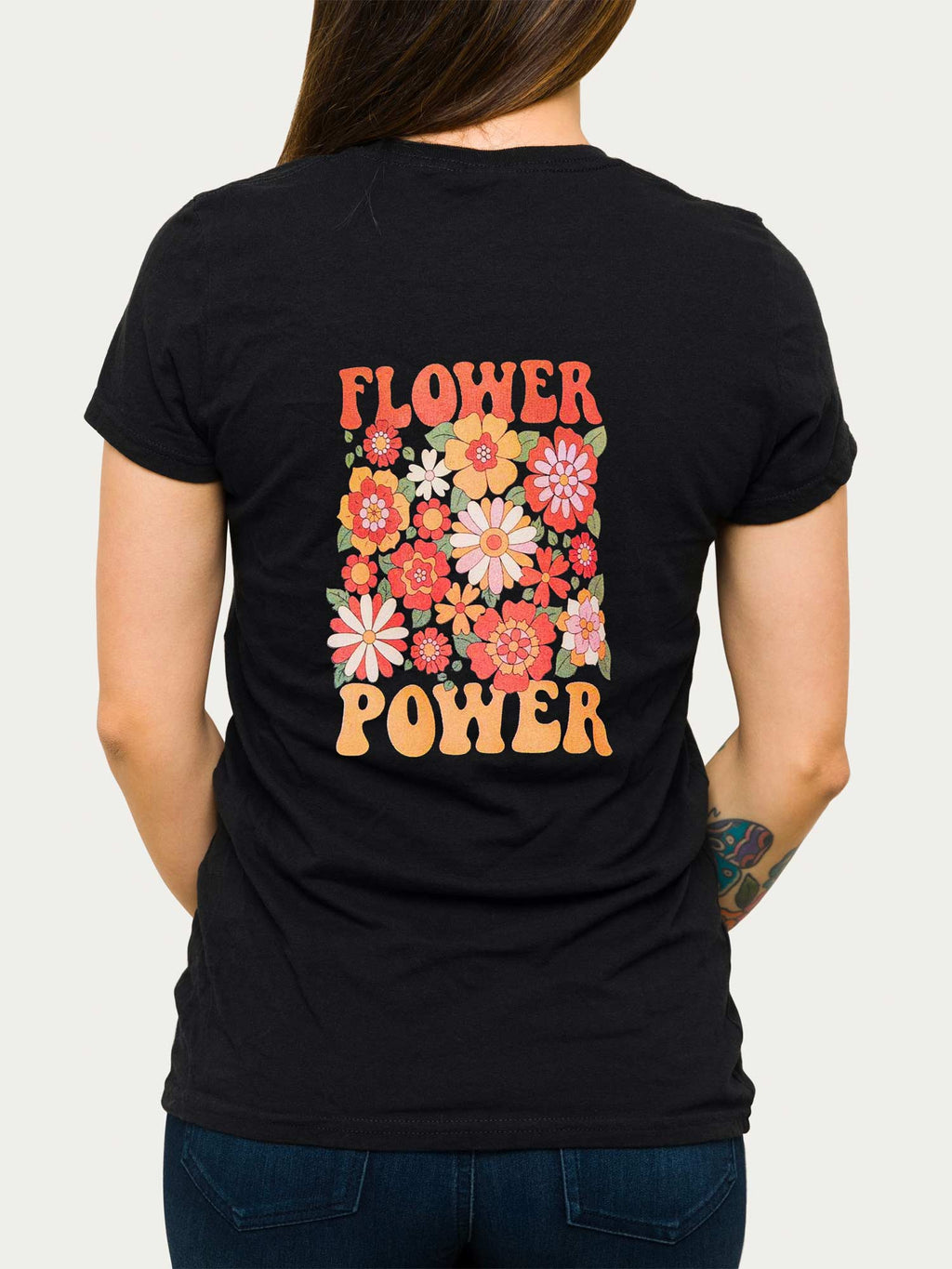 DISTRICT Тениска FLOWER POWER