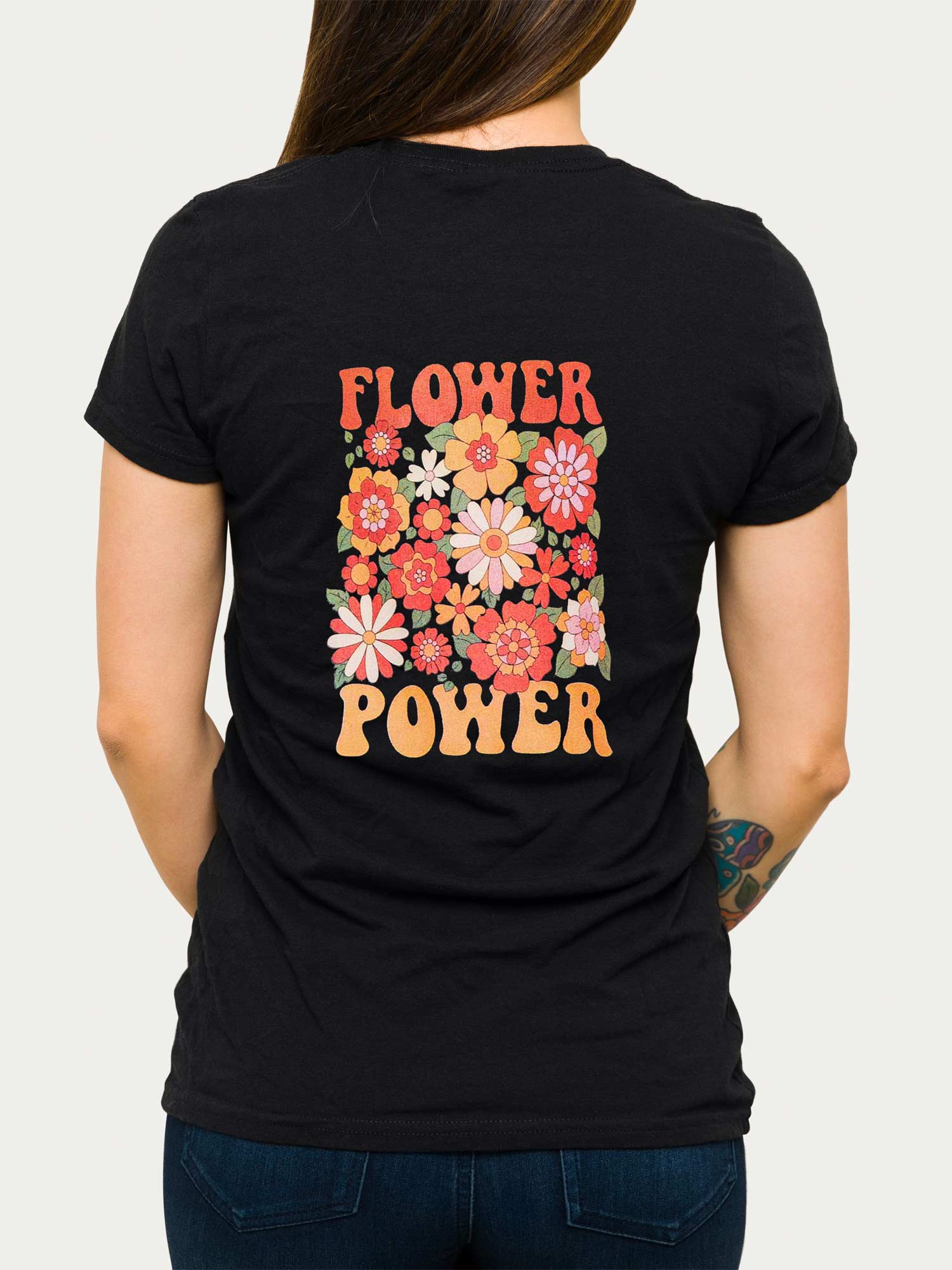 DISTRICT Тениска FLOWER POWER