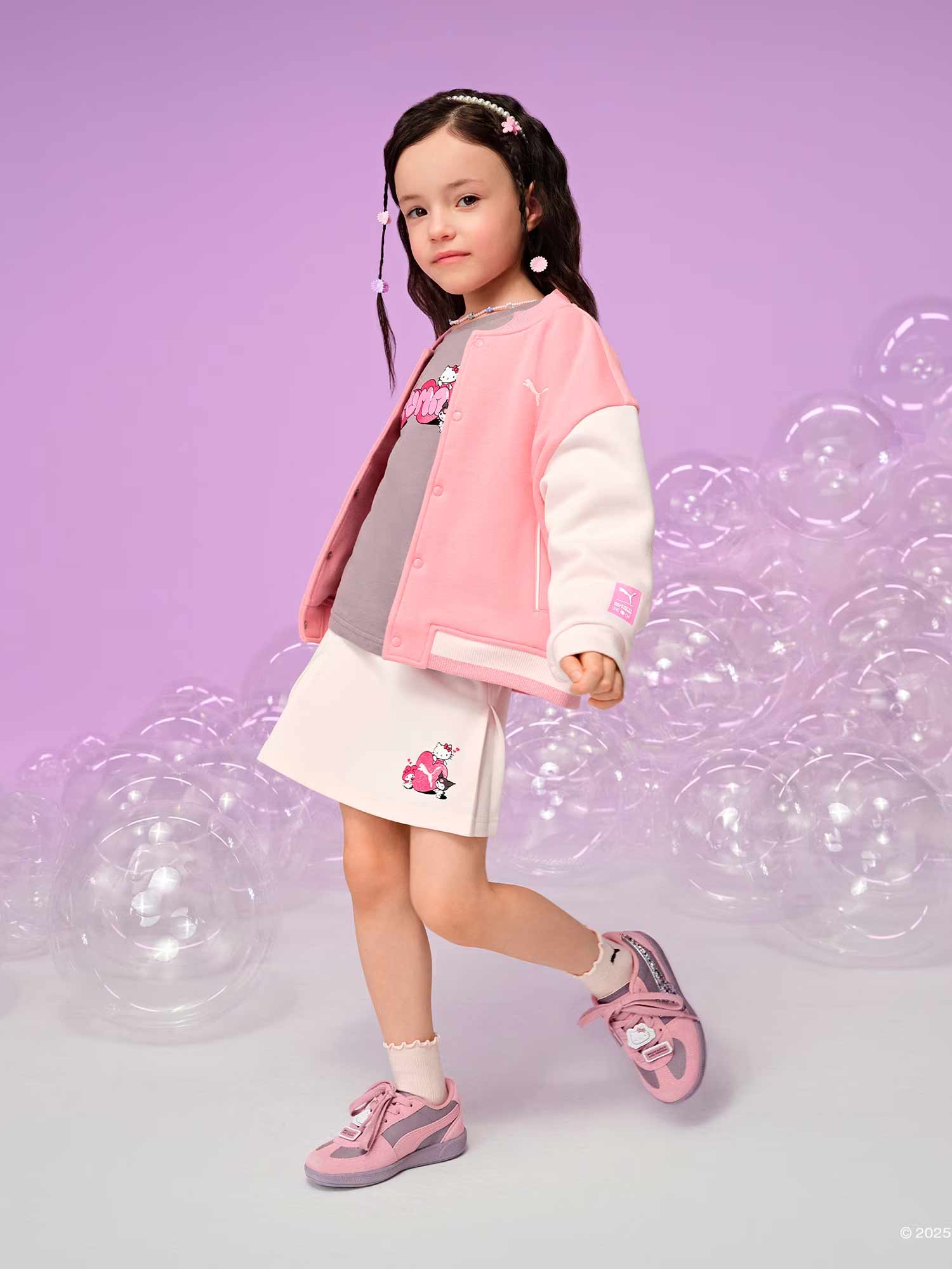 PUMA Спортно горнище PUMA X HELLO KITTY & FRIENDS Bomber Jacket FL