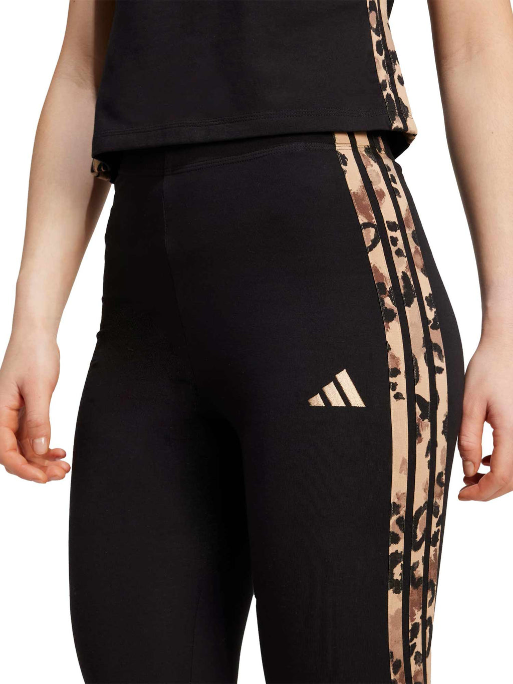 ADIDAS SPORTSWEAR Клин Animal Print 3-Stripes High Rise Leggings