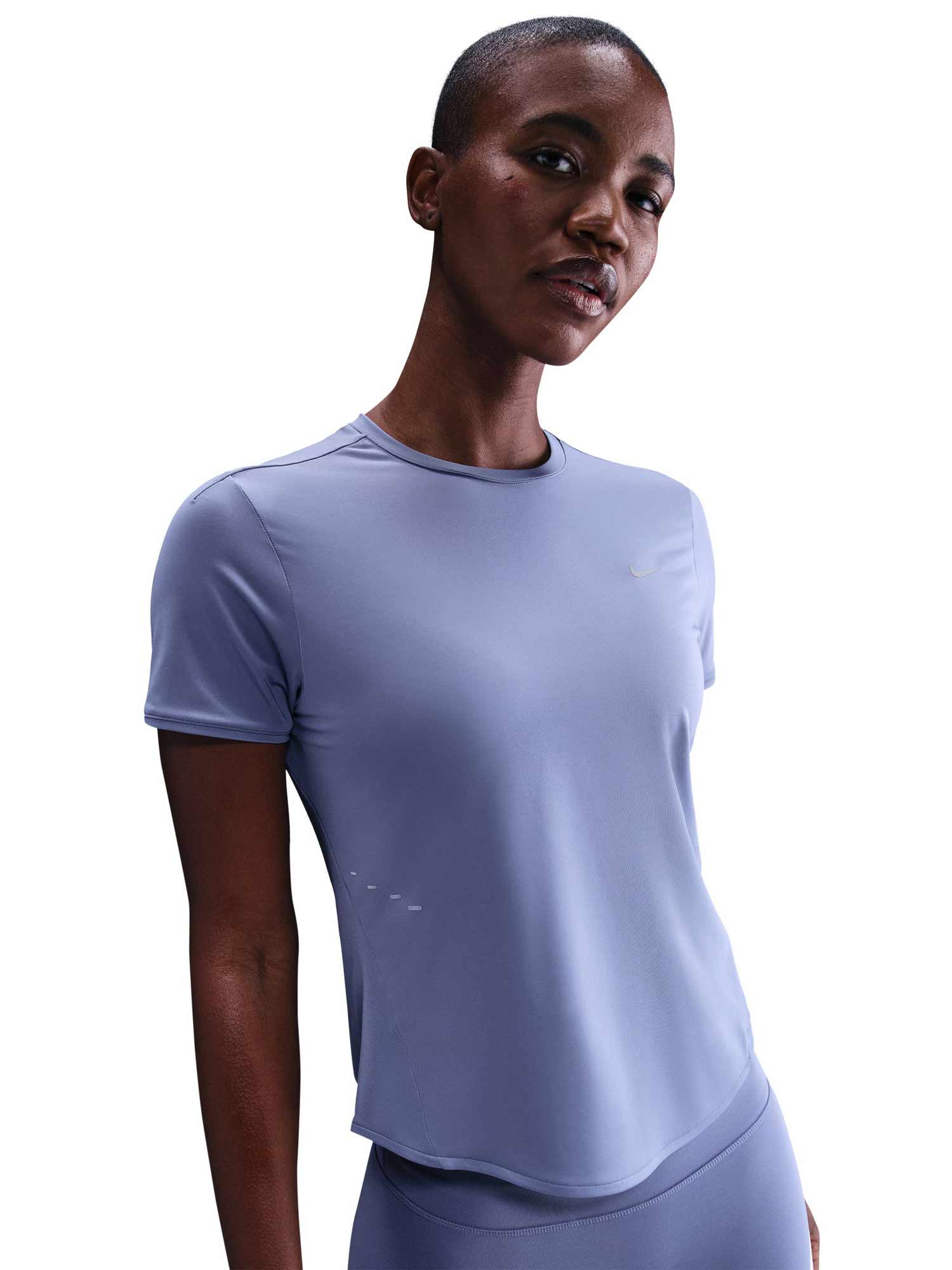NIKE Тениска W NK SWIFT DF SS TOP