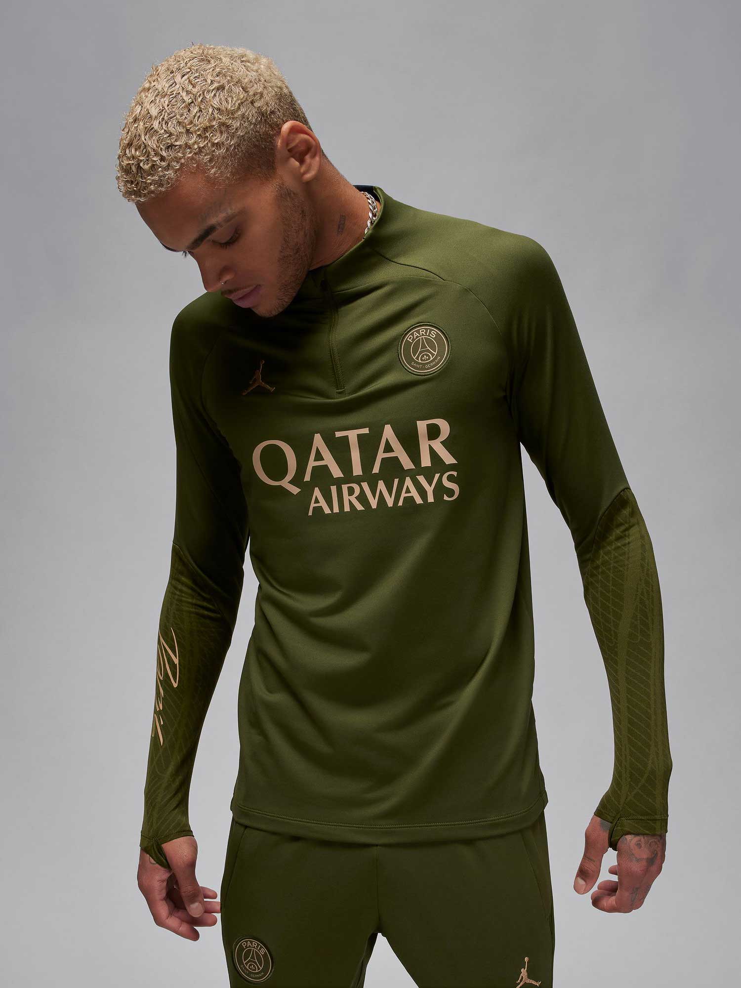 JORDAN Блуза PSG MNK DF STRK DRILLTOP K 4TH