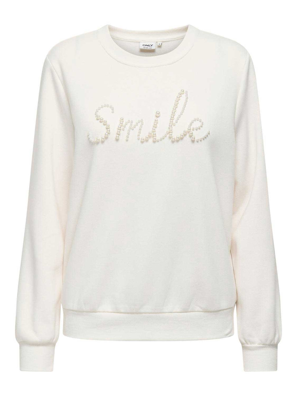 ONLY Блуза ONLAMY LIFE L/S O-NECK PEARL SWT
