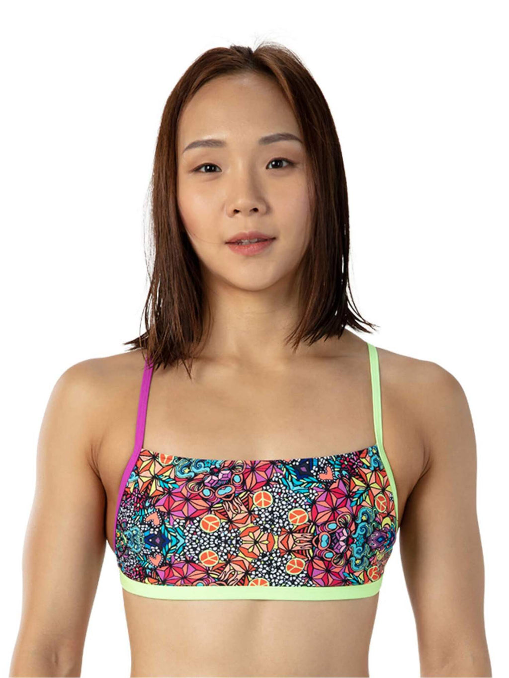 SPEEDO Бански горнище WOMENS ALLOVER DIGITAL