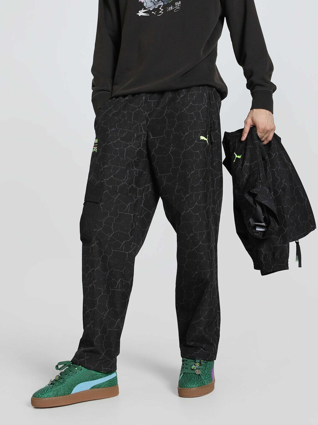 PUMA Спортно долнище X TMNT PUMATECH Cargo Pants WV