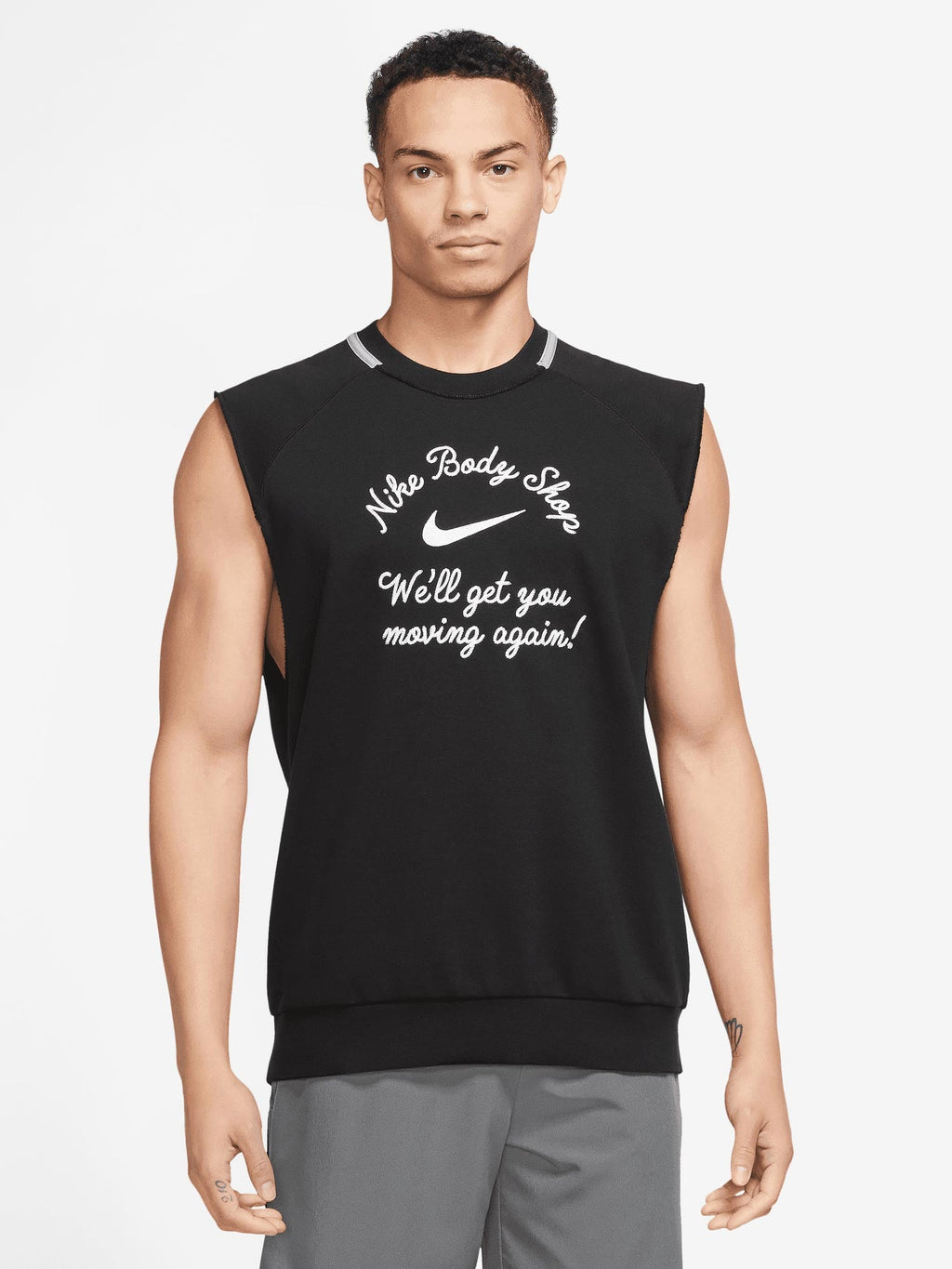 NIKE Потник M NK DF SL FLC DYE TOP